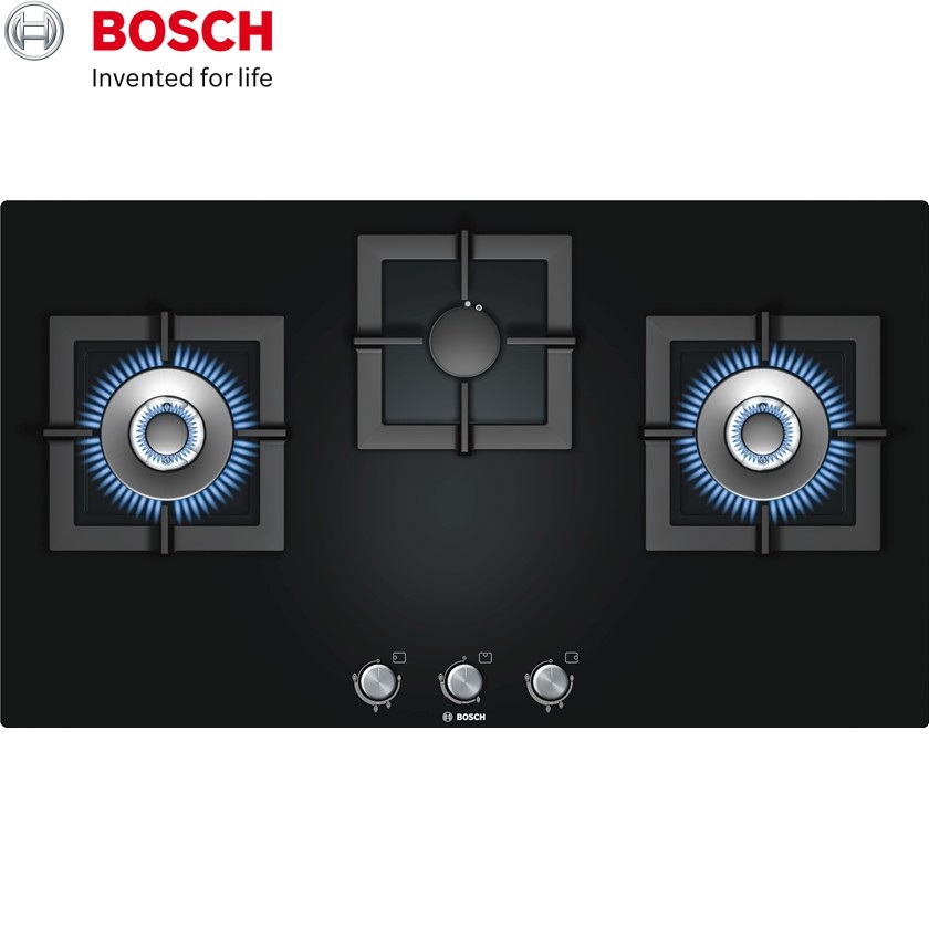 BOSCH 博世 嵌入式 PPW916B2TT 硬質玻璃 三口瓦斯爐220V-產地：西班牙