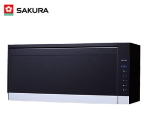 SAKURA 櫻花牌 Q-7583XL 懸掛式烘碗機 黑色烤漆 玻璃觸控式臭氧/紫外線 90CM