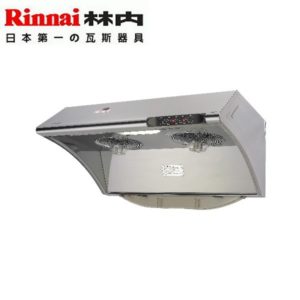 RINNAI 林內 RH-7033S 斜背深罩式 水洗＋電熱除油排油煙機 70CM 不鏽鋼