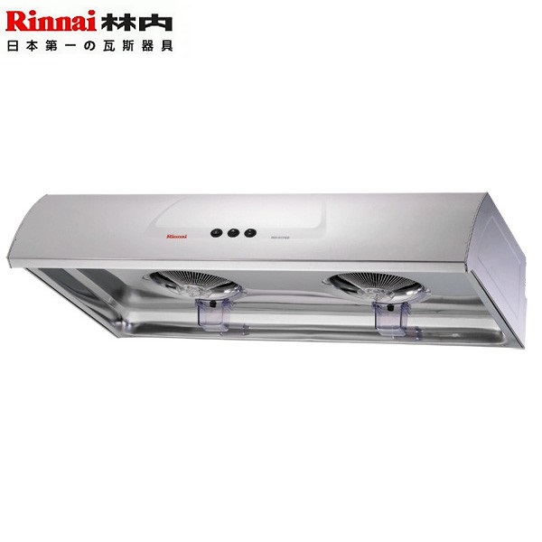 Rinnai 林內 RH-9176S 圓弧型排油煙機 90cm 不鏽鋼