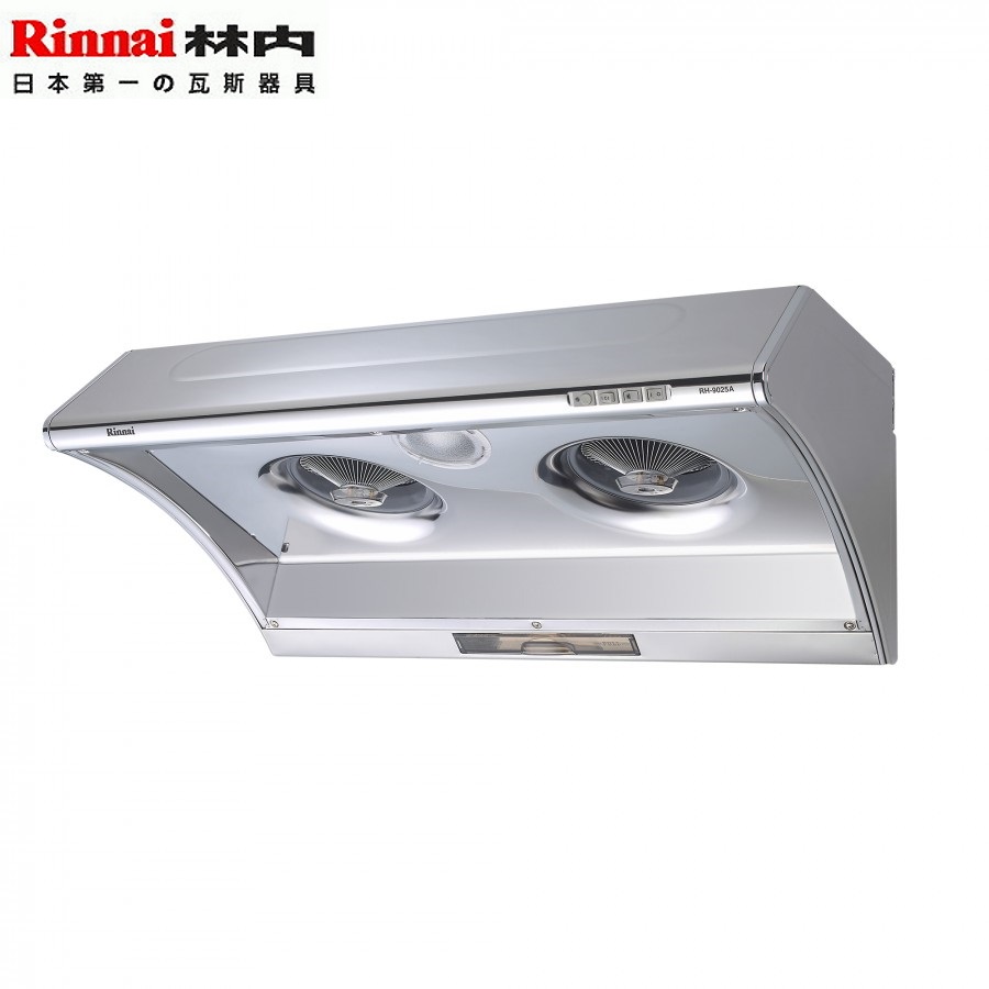 Rinnai 林內 RH-9025A 斜背深罩式 電熱除油排油煙機 90cm