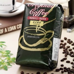 QUEENKING CAFE 義式 EXPRESSO 咖啡豆一磅(單向排氣閥/鋁箔包)