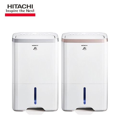 HITACHI 日立 FUZZY感溫適濕負離子清淨除濕機12L 負離子清淨 RD-240HS 閃亮銀