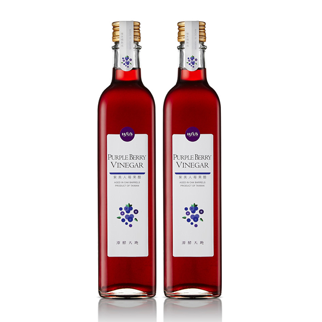 潭酵天地 紫美人莓果醋 500ml 二瓶裝