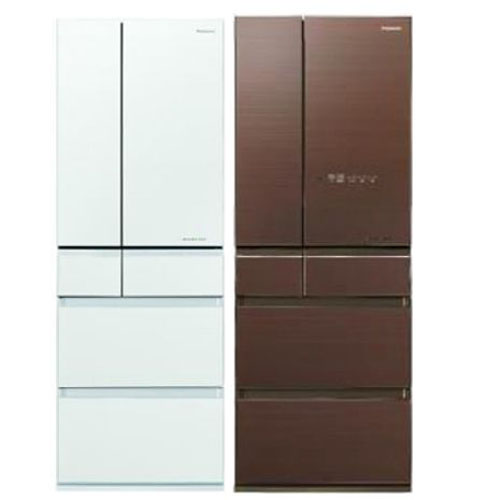 Panasonic國際牌nr F504hx 日製500公升六門變頻無邊框玻璃電冰箱 W1翡翠白 T1翡翠棕 Qkshopping