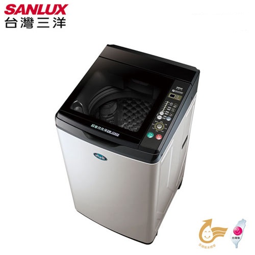 SANLUX台灣三洋 SW-13AS6A 超音波全不鏽鋼單槽 13kg 洗衣機 含原廠配送及基本安裝