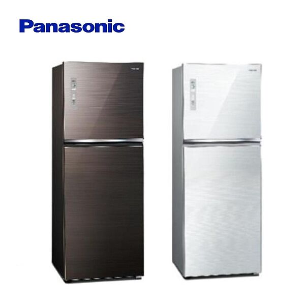 Panasonic 國際牌 NR-B493TG 雙門變頻電冰箱485L (曜石棕T/翡翠白W) 含定位安裝