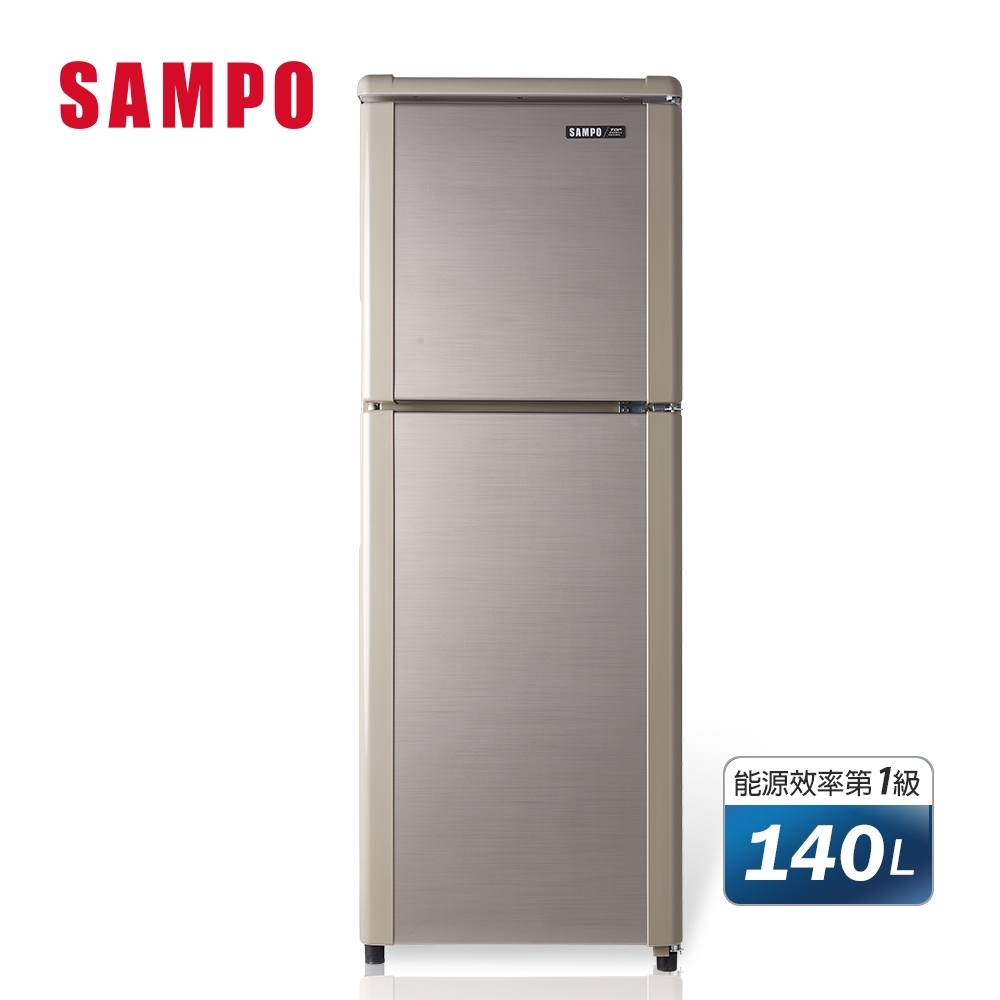 【現金價請看標籤】SAMPO聲寶 140L 1級定頻2門電冰箱 SR-C14Q 含定位安裝