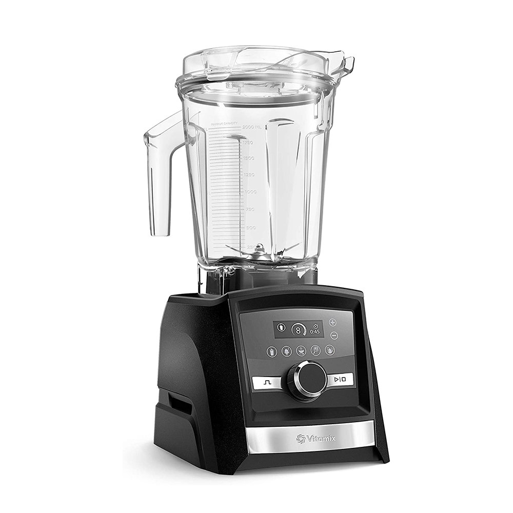 【美國Vitamix】Ascent領航者全食物調理機 智慧x果汁機 尊爵級-A3500i-曜石黑 官方公司貨 加贈保鮮盒三入組